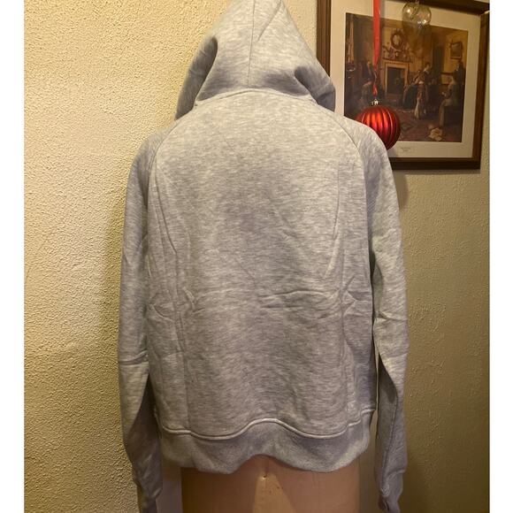 ATHMILE Half Zip Pullover Sweater Hoodie with Kangaroo Pockets Gray NWT Size XL - Picture 6 of 9